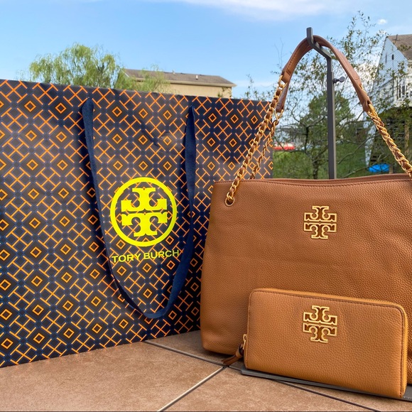 NWT Tory Burch Britten Tote & Wallet Set - Picture 6 of 6